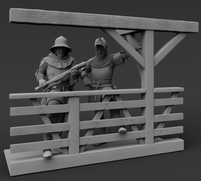 Awaiting the assault 1360-1370 years