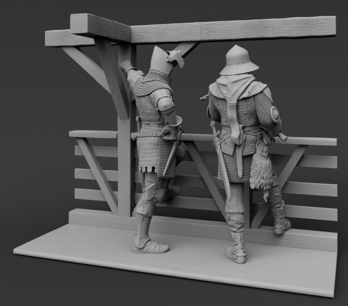 Awaiting the assault 1360-1370 years