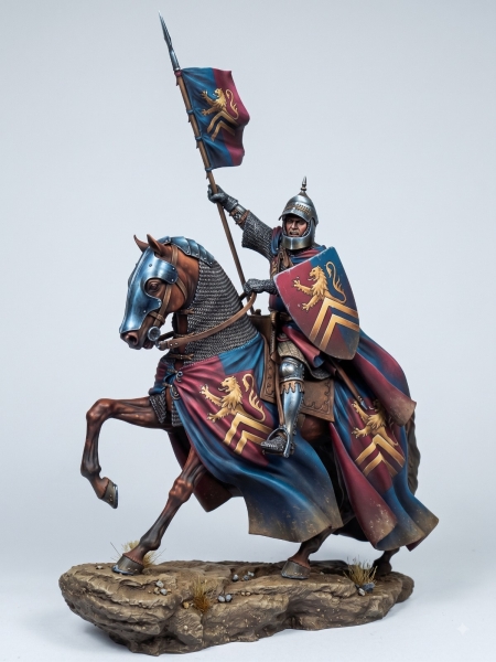 Early XIV century mounted knight