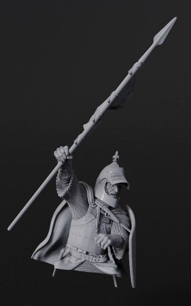 Early XIV century mounted knight